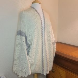 Anthropologie Shrug open front poncho